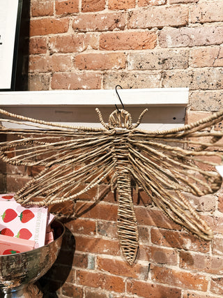 Seagrass Dragonfly Wall Decor (PICK-UP ONLY)