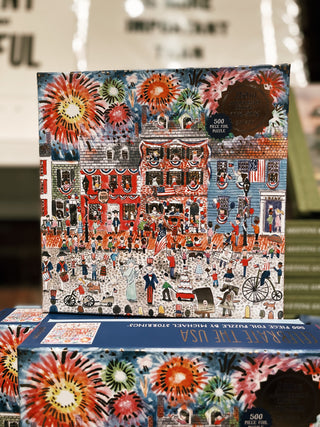 Celebrate The USA 500 Piece Foil Puzzle