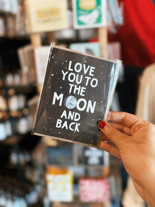 Love You To The Moon And Back Greeting Card