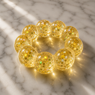 Gold squishy bracelet
