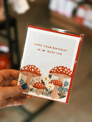 Mushroom Birthday | Birthday Card