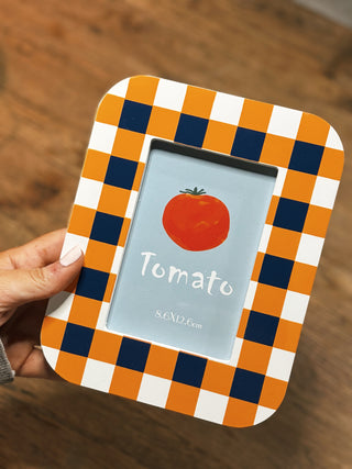 Plaid Photo Frame