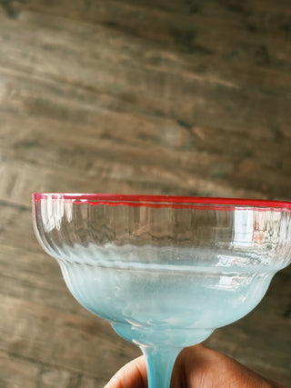 Ombre Margarita Glass- Blue