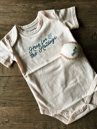 Here for the Hotdogs Onesie- 3 month