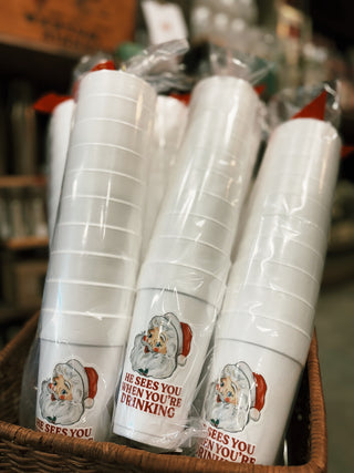 When You're Drinking- Christmas Foam Cups