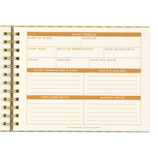 Life On The Homestead Garden Planner - Gingham