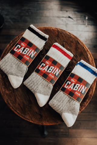 Upstate Stock - Cabin Sock: Red by