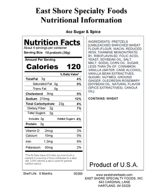 Sugar & Spice Pretzels