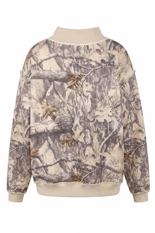 BUCKETLIST INC - IT2594-CAMOBLANK | Real-Tree Camouflage Mock-Neck Sweatshirt: Camo / S/M-L/XL (3-3)