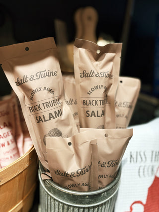 Salt & Twine- Black Truffle Salami Chub