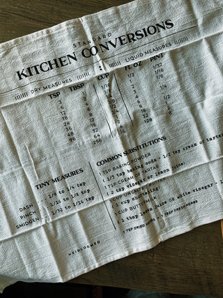 Kitchen Conversions Tea Towel
