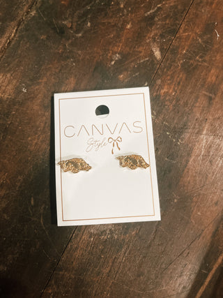 Arkansas Razorbacks 24K Gold Plated Stud Earrings