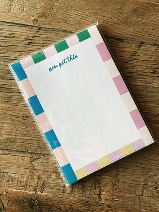 Colorful Stripe Notepad