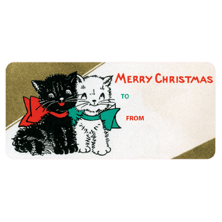 Vintage Christmas - Holiday Sticker Box