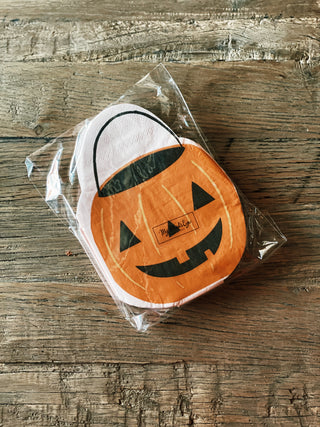 Trick or Treat Pumpkin Bucket Napkin