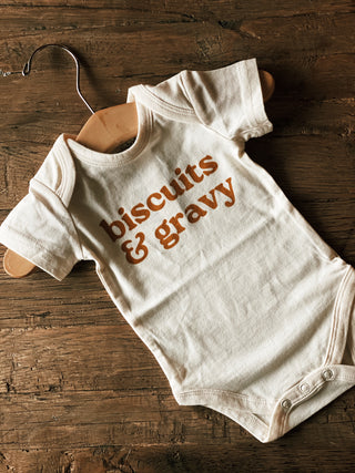 Biscuit Gravy Baby Onesie