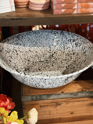 Grey Splatter Enamelware Benson Basin