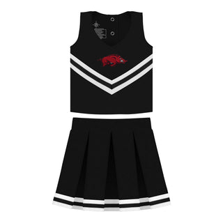 Arkansas Razorbacks Cheer Dress: Black