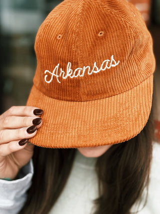 Corduroy Arkansas Hat- Rust