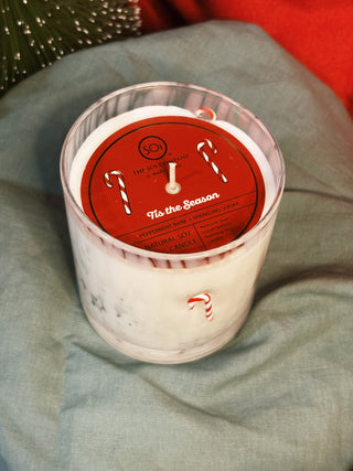 Candy Cane Icon Candle