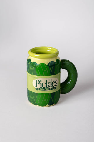 Ban.do - Novelty Ceramic Mug, Pickle Jar