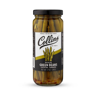 Collins - Gourmet Pickled Green Beans Cocktail Garnish 12 oz