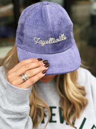 Corduroy Fayetteville Hat - purple