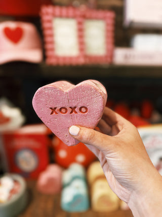 Clay Conversation Heart Candle Holders (PICK-UP ONLY)
