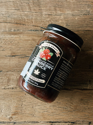 Maple-Crafted New England Cranberry Sauce