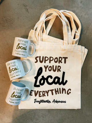 Support Your Local Everything Fayetteville AR Mug
