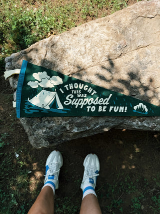 I Thought This Was Supposed To Be Fun Pennant • Kelle Hampton x Oxford Pennant