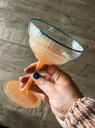 Ombre Margarita Glass- Orange