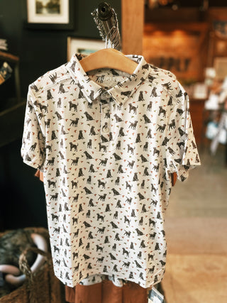 Burlebo- Youth Polo- Ducks & Dogs