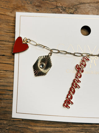 Arkansas Razorbacks Charm Collector Necklace