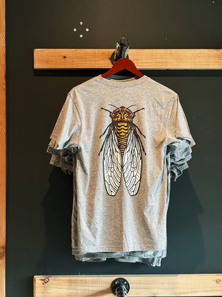 Cicada Season T-Shirt- Grey