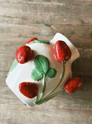 Sprouting Strawberries Vase