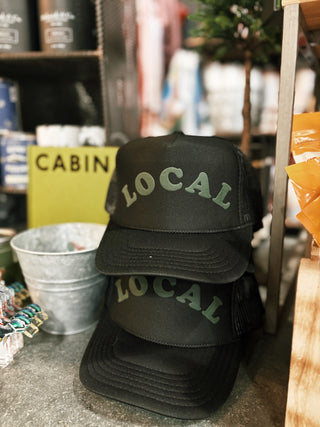 Local Trucker: Black / Olive
