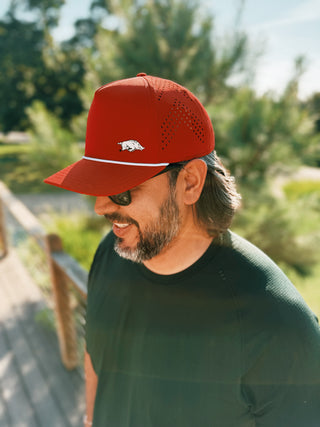 JUNK Brands- University of Arkansas Hat: Red