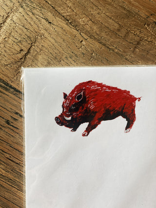 Red Hog Tall Notepad