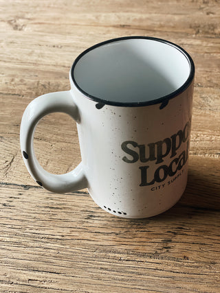 Support Local Distressed Mug