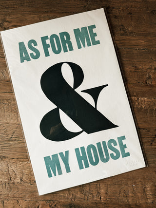 As For Me & My House- Old Try Poster