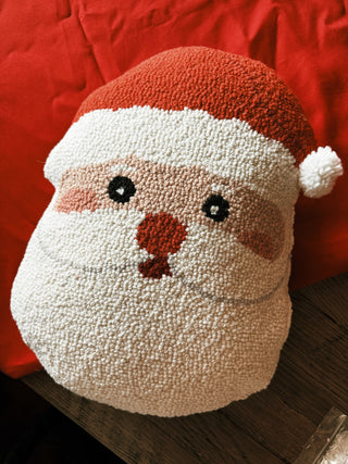 Shaped Santa Face Hook Pillow