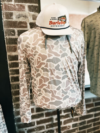 Burlebo: Performance Hoodie - Classic Deer Camo
