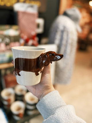 Red Dachshund Mug
