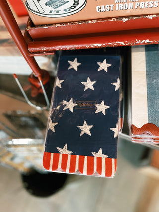 Blue Stars Paper Dinner Napkin