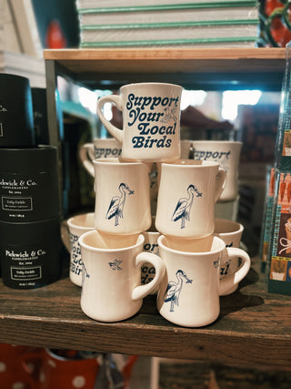 Support Your Local Birds Ceramic Mug
