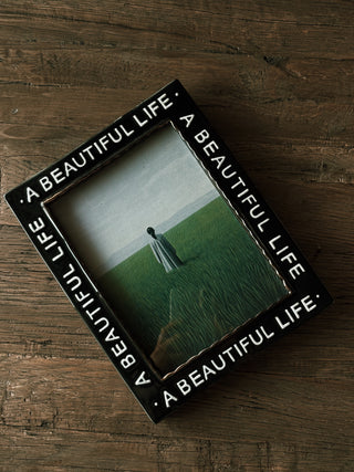 A Beautiful Life Embossed Photo Frame