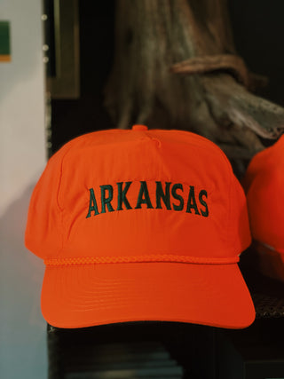 Arkansas Rope Hat- Blaze Orange