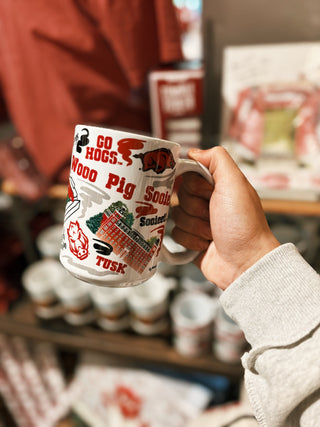 Arkansas Razorbacks Mug Ceramic Grande Campus