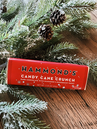 Hammond's Candies: Candy Cane Crunch Dark Chocolate Bar